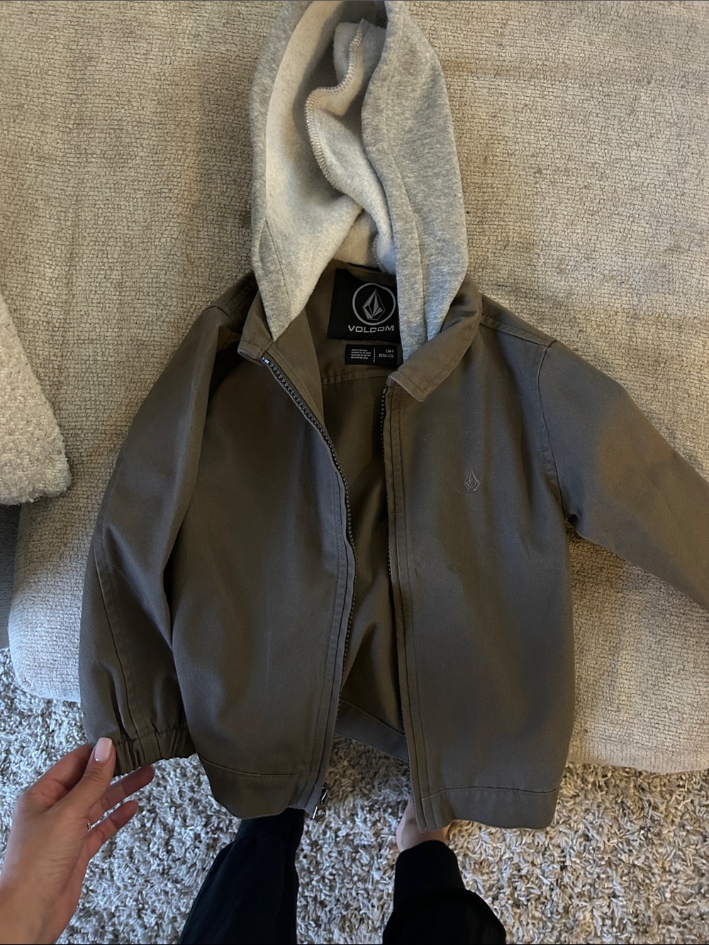 Volcom Kids brown Hooded Jacket